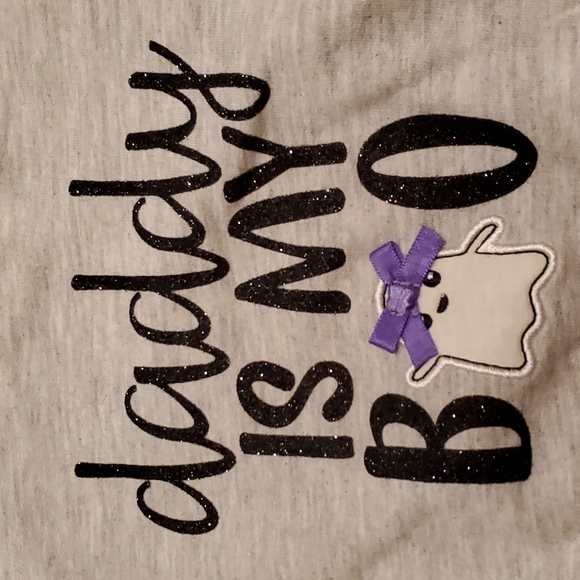 Baby Essentials 2 pc "Daddy is My Boo" Halloween outfit Size 12 18 24 mo NWT - Picture 2 of 5